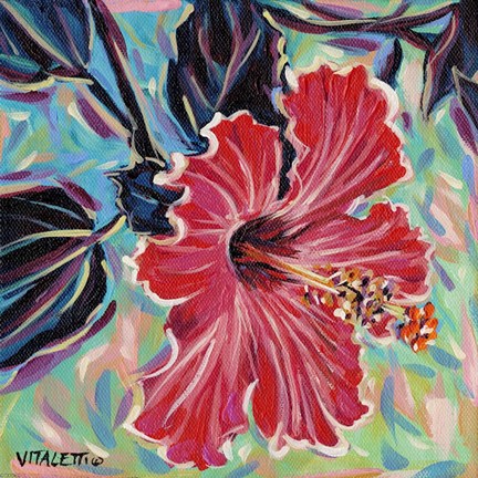 Framed Hawaiian Beauty I Print