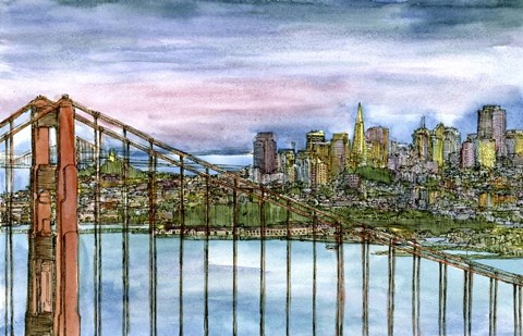 Framed Coast to Coast II Print