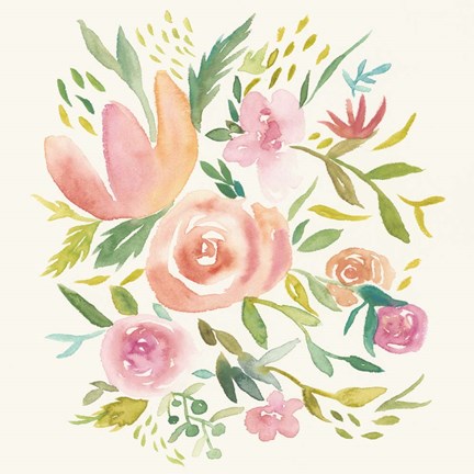 Framed Summer Fete I Print