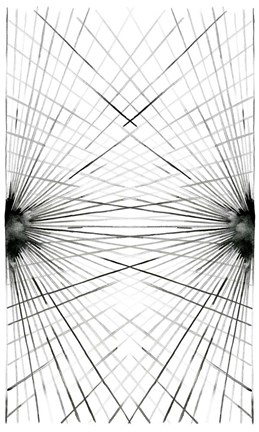 Framed Rays III Print