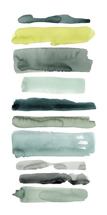 Framed Sea Strokes I Print