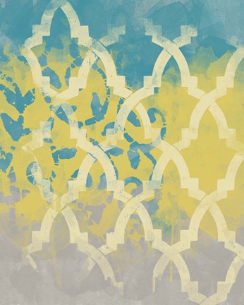 Framed Yellow in the Middle II Print