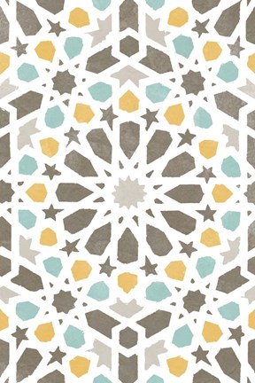 Framed Zellige Board IV Print