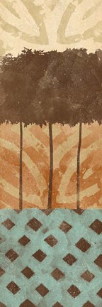 Framed Tribal Trio II Print