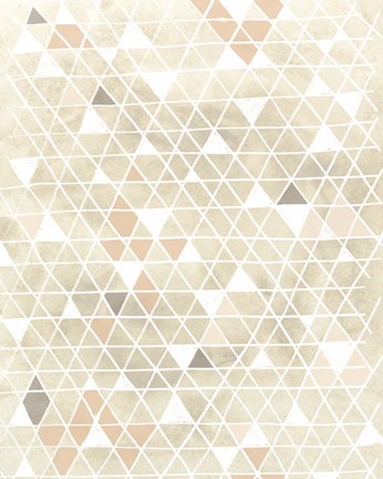 Framed Pattern Intersect II Print