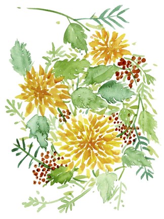 Framed Joyful Movement I Print