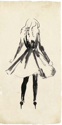 Framed Fashion Glimpse I Print