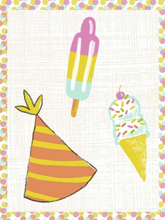 Framed Pop Party II Print