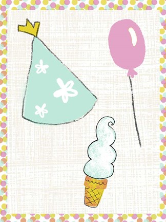 Framed Pop Party IV Print