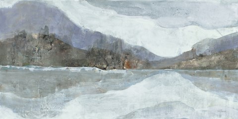 Framed Light Winter Landscape Print