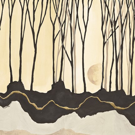 Framed Silhouette V Print