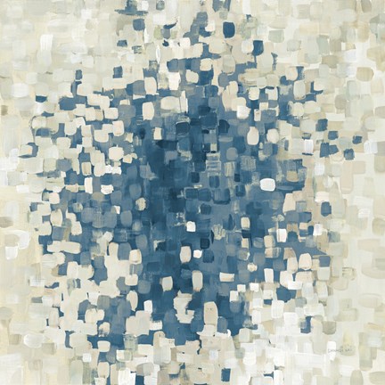 Framed Summer Blocks Blue Print