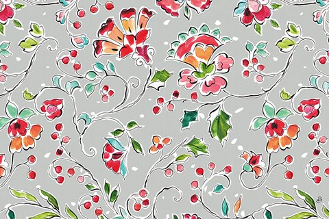 Framed Holiday Wings VIII Print