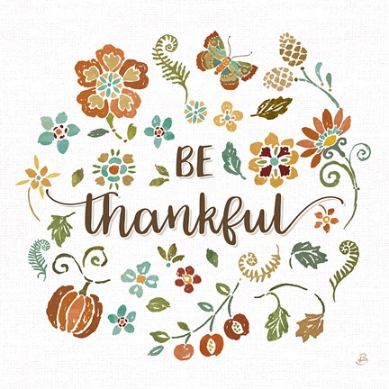 Framed Autumn Impressions II Print