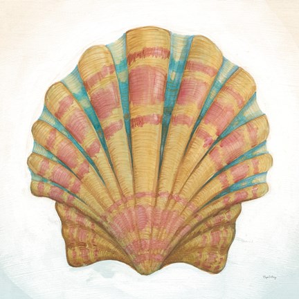 Framed Boardwalk Scallop Print