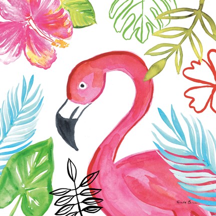 Framed Tropicana IV Print