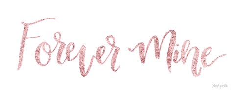 Framed Sweet Baby Girl V Pink Print