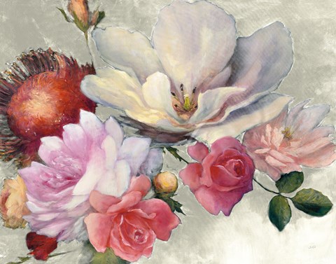 Framed Flemish Fantasy on White Print