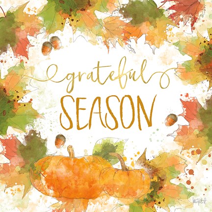 Framed Harvest Splash II Print