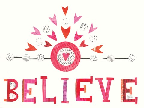 Framed Love Words II Print