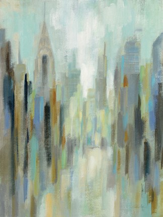 Framed New York Morning I Print