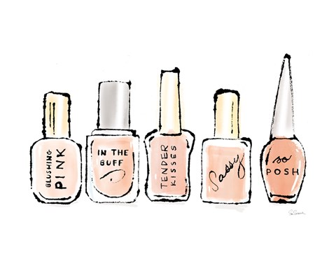 Framed Beauty and Sass Pink I Print