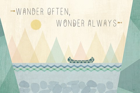 Framed Outdoor Geo I Print