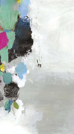 Framed Touch of Blue II Print