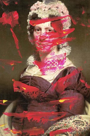 Framed Victorian Neon II Print