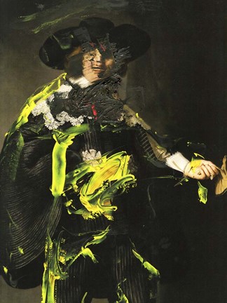 Framed Yellow Vanguard II Print