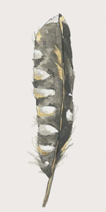 Framed Secret Gold III Print