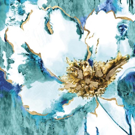 Framed Flower Burst Print