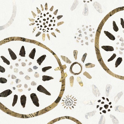 Framed Garden of Gold I Print