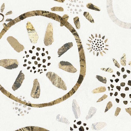 Framed Garden of Gold II Print