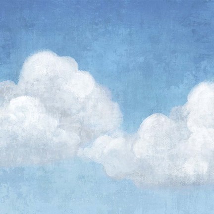 Framed Cloudy I Print