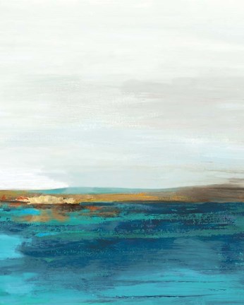 Framed Pastoral Landscape II Print