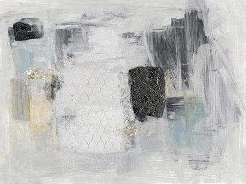 Framed Baroque Abstract I Print