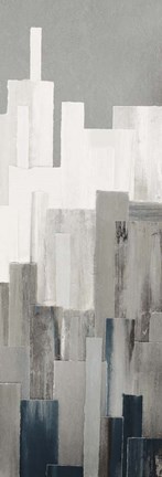 Framed Ripped City III Print