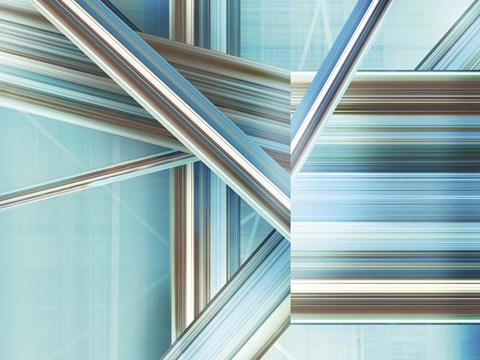 Framed Glitchy I Print