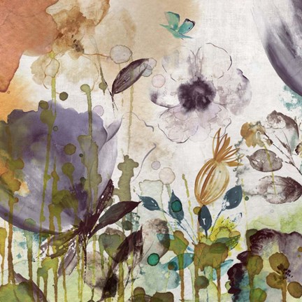 Framed Autumn Song II Print