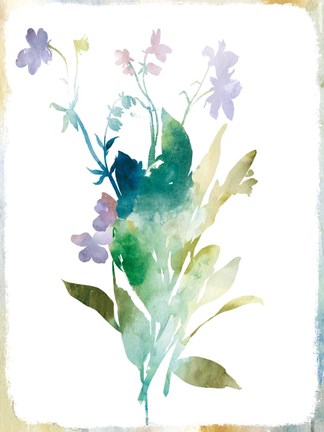 Framed Summer Botanical I Print