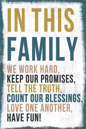 Framed In this Family Print