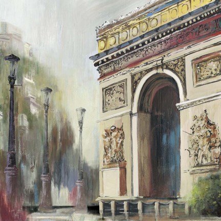 Framed Arc De Triumph Print