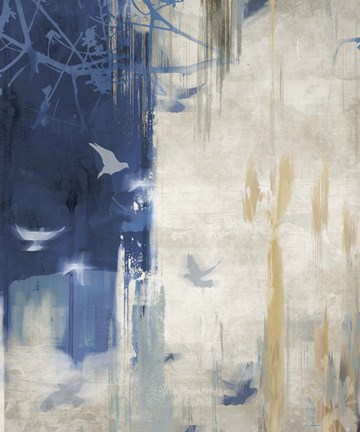 Framed Unquiet Stone I Print