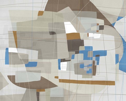 Framed Somatic Beat I Print