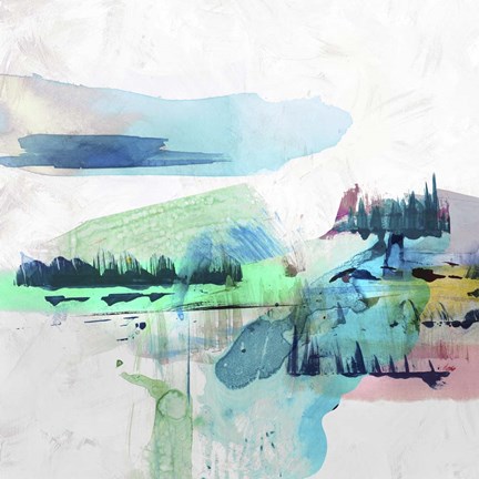 Framed Palette Landcape II Print