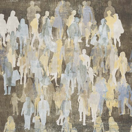 Framed Silhouettes I Print