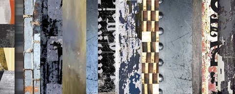 Framed Striped Robotic II Print