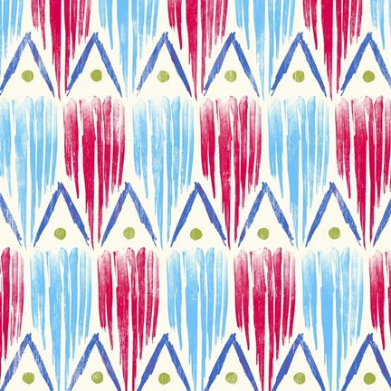 Framed Tribal Bright II Print