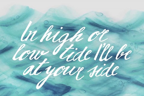 Framed In Low Tide Print